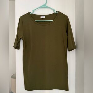 LuLaRoe Olive Short Sleeve Tee